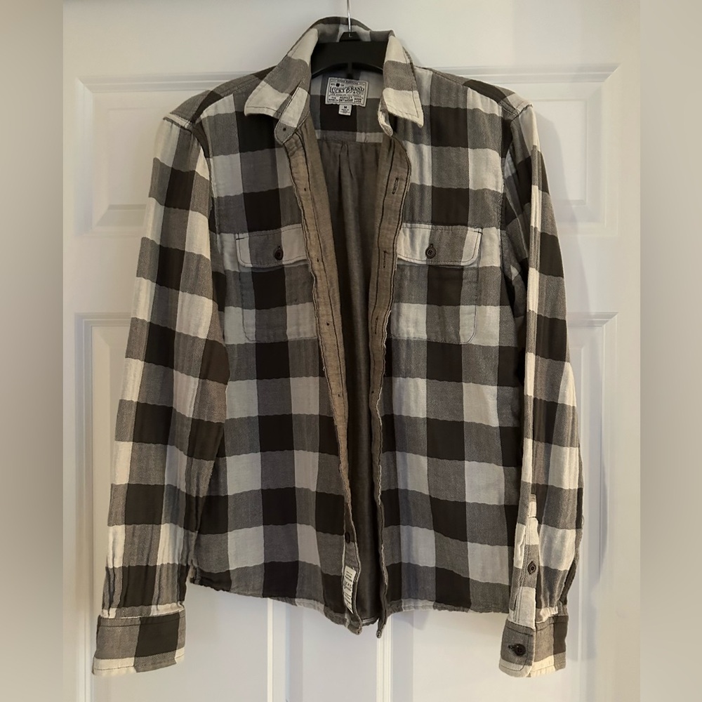 Lucky brand men’s flannel medium